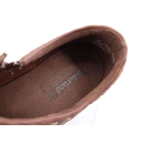 Timberland Smart System Loafers Womens 7M Brown Leather Shoes Size Zip Comfort - Picture 11 of 12